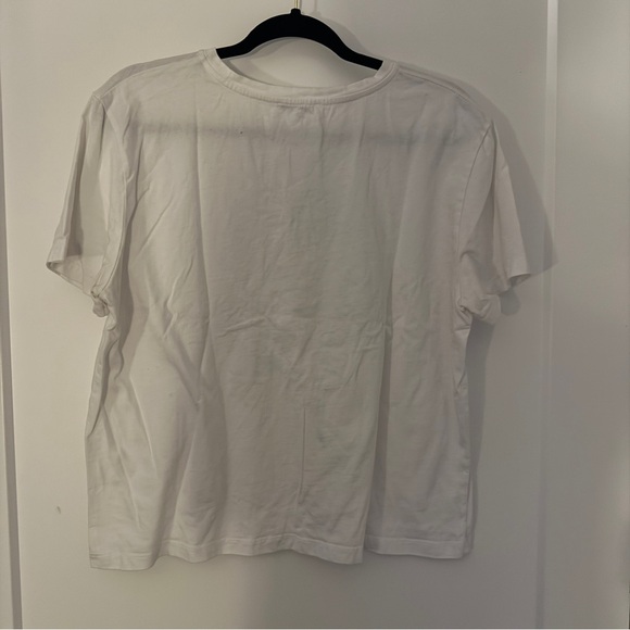 Zara Artistic Face Print Embroidered White Tee Artsy Picasso - Picture 3 of 5